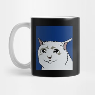 Unhappy Cat Meme Mug